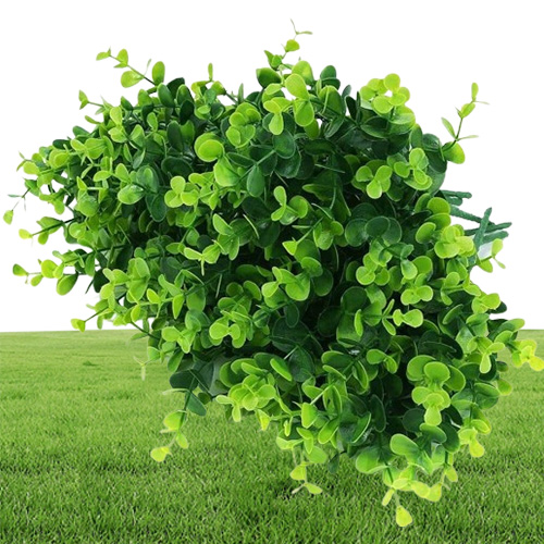 Artificial Plants Flowers Faux Boxwood Shrubs Wedding Office and Farmhouse Indoor Outdoor Decor5696521