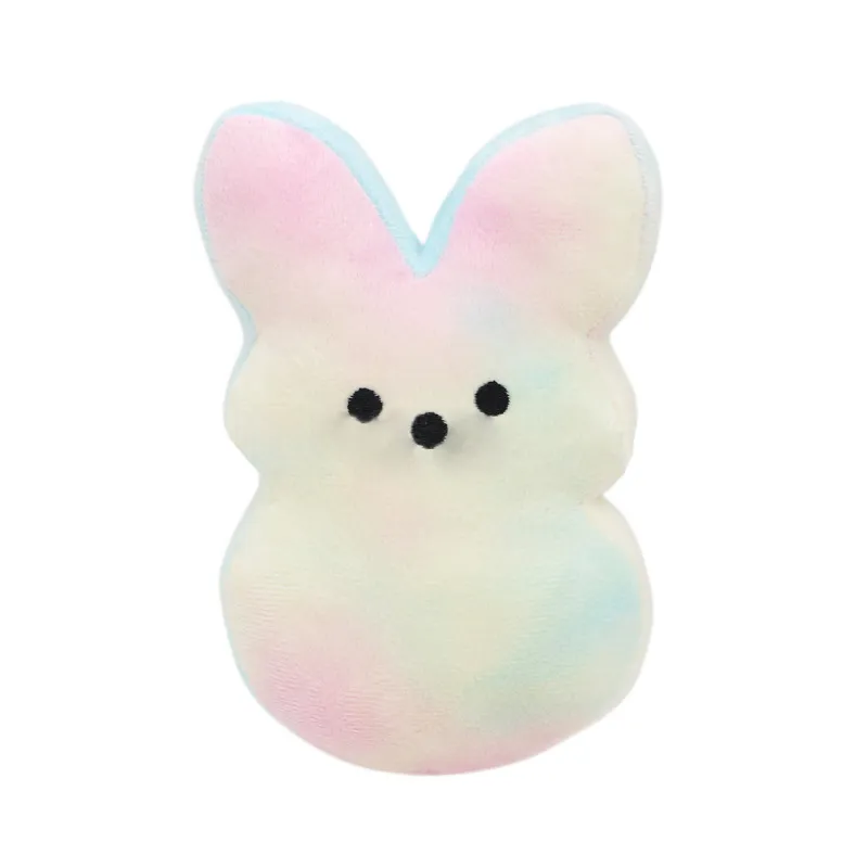 Gradient Easter PEEPS Bunny Toys 15cm 20cm 25cm Colorful Gifts Party Favor For Kids Family A12