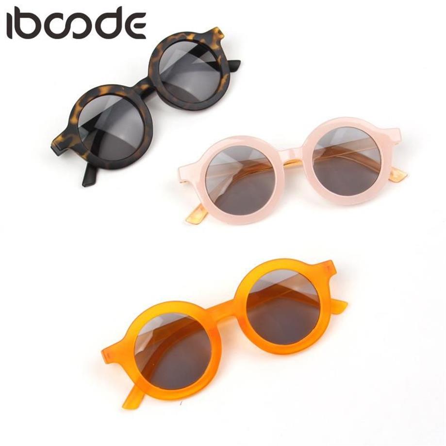 Iboode 2020 crianças óculos de sol grils adorável bebê óculos de sol crianças para meninos oculos gafas de sol uv400 tons 6 cores235c