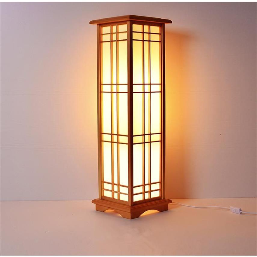 Lampade da terra Design la casa Lampada in legno Moda giapponese Washitsu Tatami Decor Finestra Ristorante Soggiorno Corridoio Illuminazione309z
