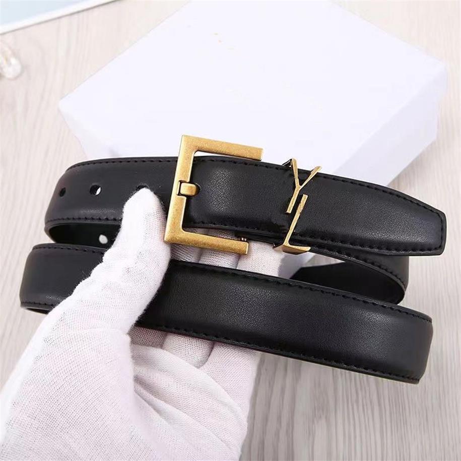 Women's Designer Belt Men's Leather Matching Decorative Pin Buckle Belt Accessories 3 0 Bred Simple and Versatile1951