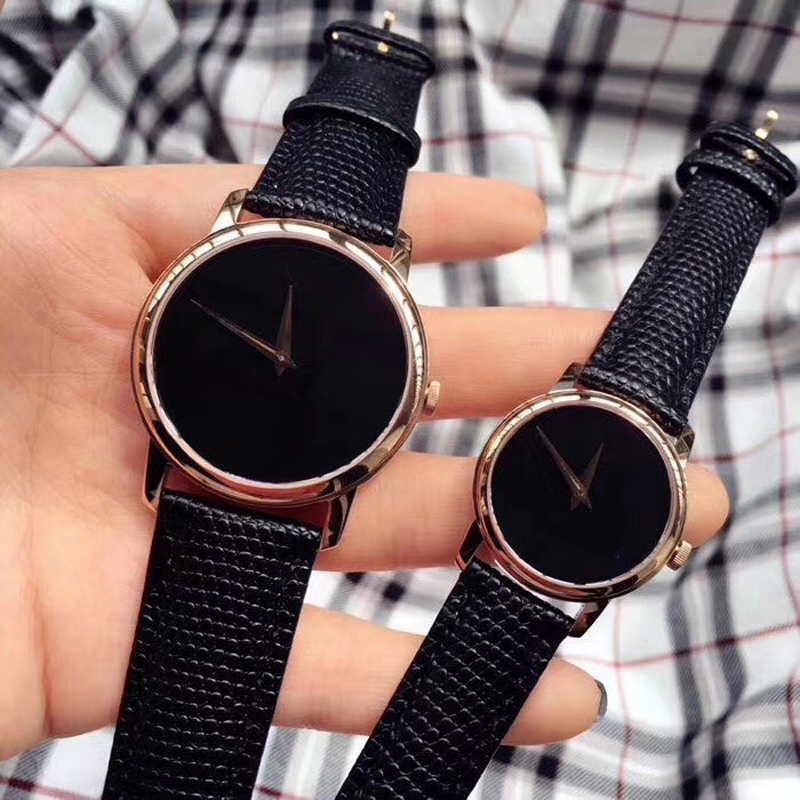 Moda tam marka AAA bilek saatleri Erkek Kadın Çiftler Aşıklar 38mm 28mm Paslanmaz Çelik Kılıf