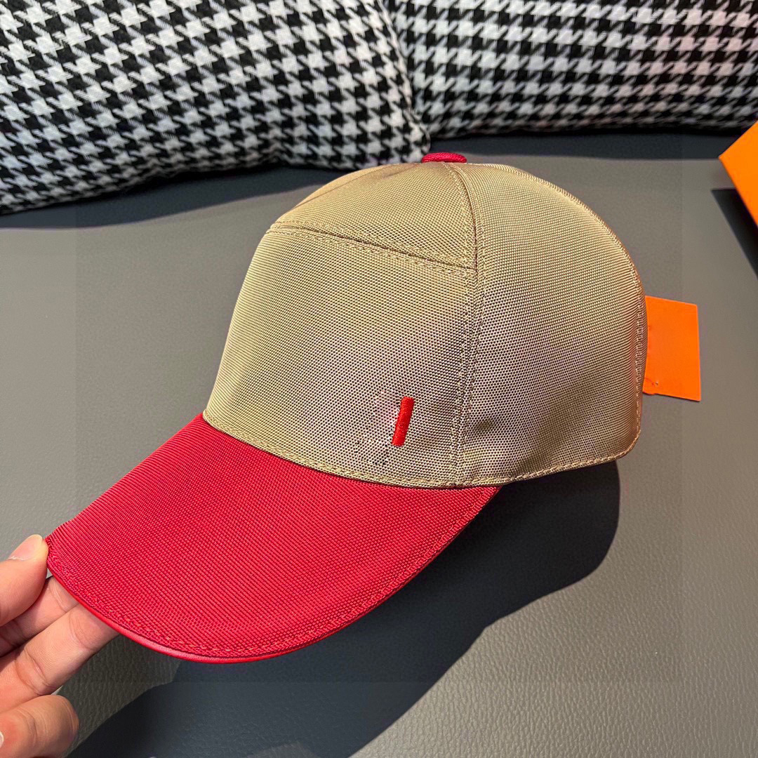 Women's Spring and Summer cap color blocking letter embroidery printing designer baseball caps breathable fabric outdoor sunshade casquette