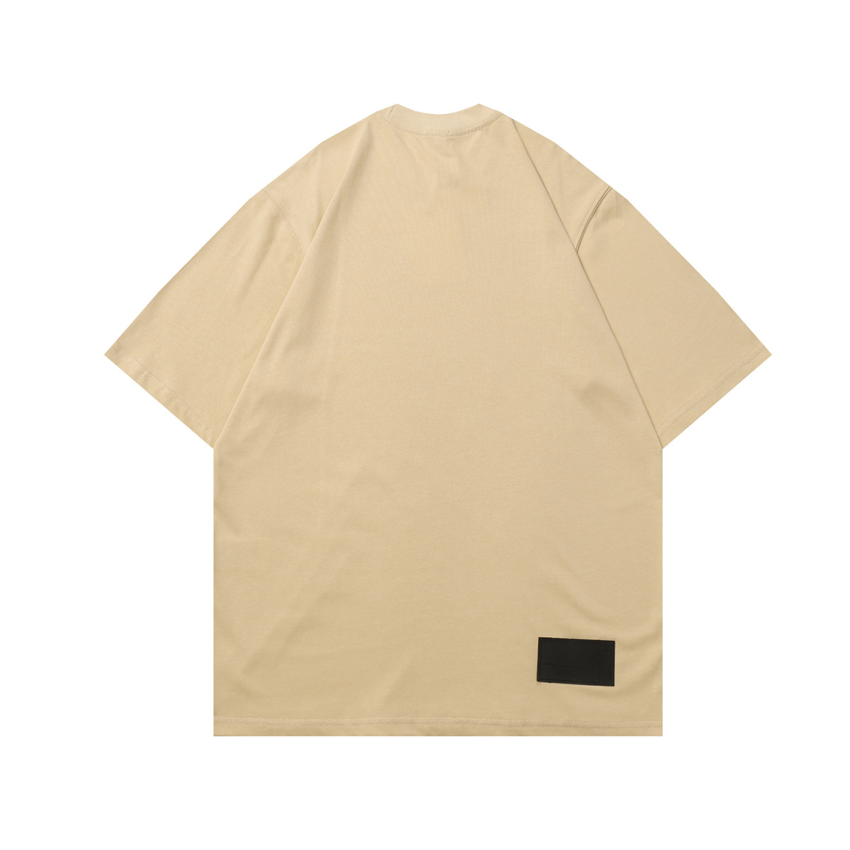 We11done branco marca de moda americana 3d silicone bala tela manga curta masculina e feminina solta em torno do pescoço casal camiseta