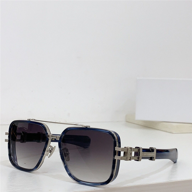 Nowe modne okulary przeciwsłoneczne BPS-146B Metal i Rama deska Wszechstronna kształt Prosty i obfity styl wysokiej klasy Outdoor Uv400 Ochronne szklanki