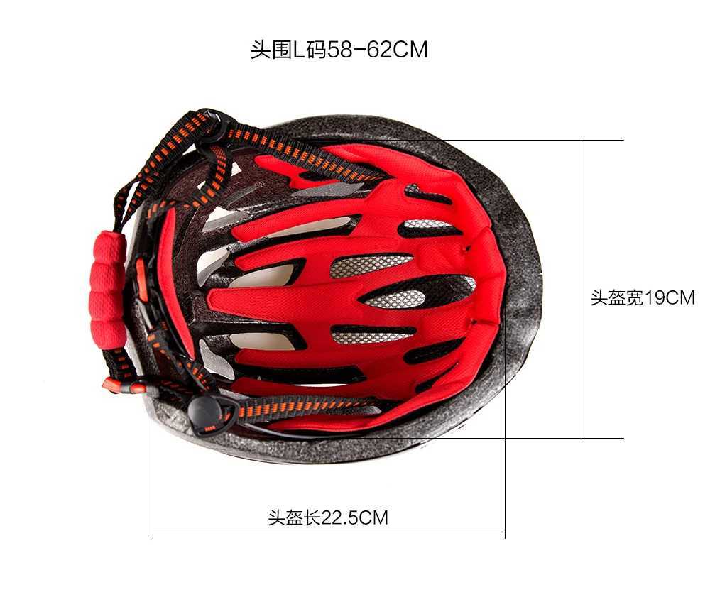 Capacetes de escalada Bicicleta Homens Mulheres Capacete de bicicleta com luz traseira MTB Mountain Road Ciclismo Bicicleta Capacetes de ciclismo integralmente moldados Tampa de segurança com lente