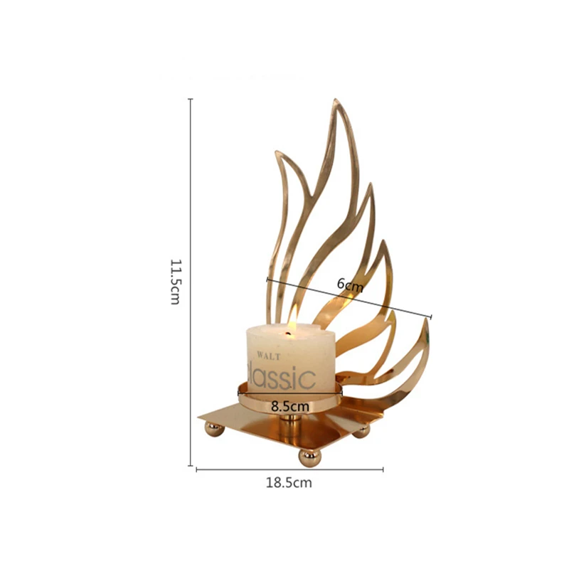 حاملي الشمعة المعدنية على الطراز الأوروبي شمعدان الأزياء شمعة شمعة موقف رائع شمعة الجدول ديكور المنزل IM731