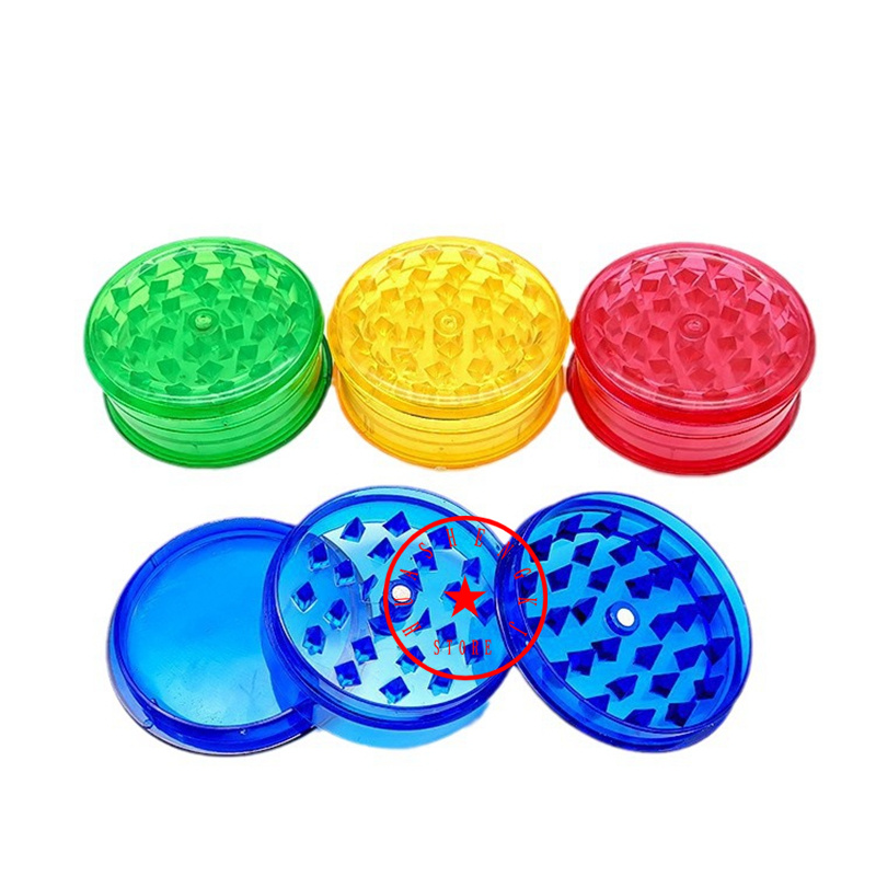 Fumare materiale plastico colorato erba secca tabacco macinare spezie Miller smerigliatrice frantoio macinare portatile tritato mano Muller portasigarette portasigarette