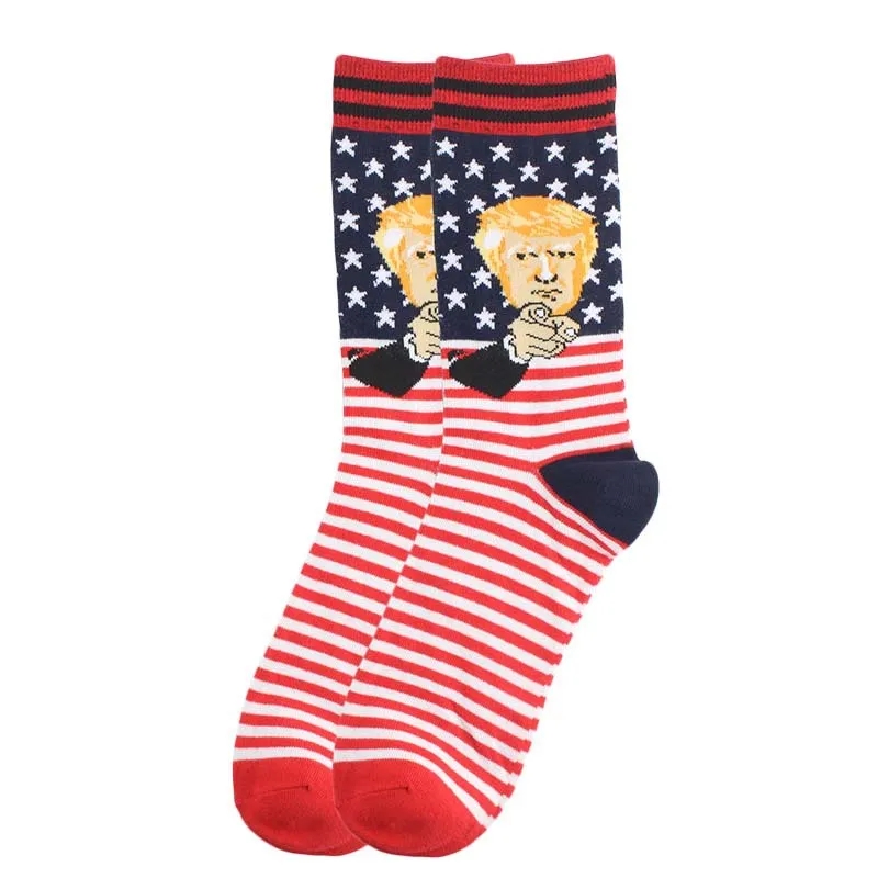 Chaussettes Trump 2024, rendent l'Amérique encore plus grande, allons-y, bas brandon pour adultes, femmes et hommes, sport universel en coton