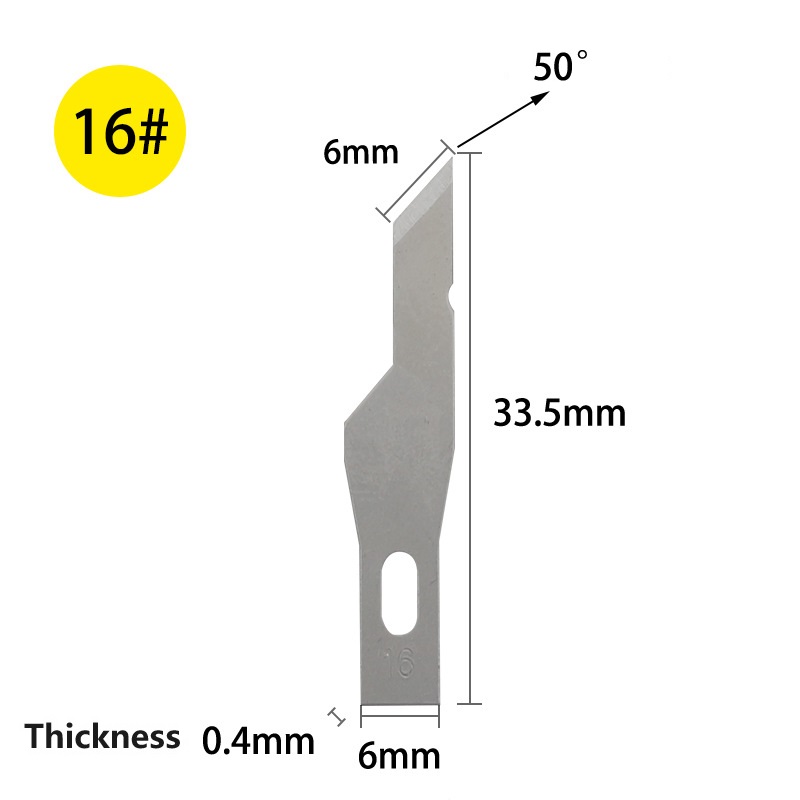 Aluminiumlegering Konst snidkniv Penknife Skärknivlegering Handtag + 9 Blad 15G Professionell snidkniv