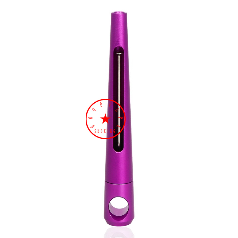 Latest Smoking Colorful Aluminium Alloy Cone Horn Dry Herb Tobacco Preroll Roller Cigarette Cigar Fill Easy Maker Producer Portable Visual Observation Pen Tube DHL