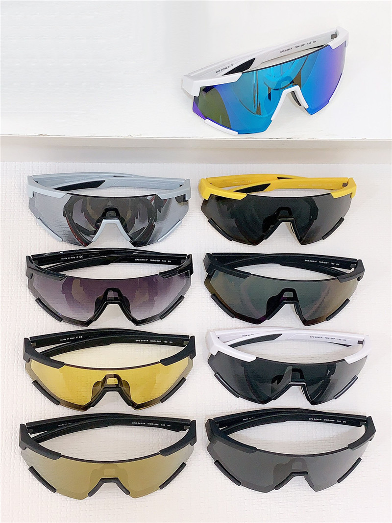 Grandi occhiali da sole attivi avvolgenti 04WF occhiali di protezione UV400 esterni di fascia alta dallo stile generoso e all'avanguardia