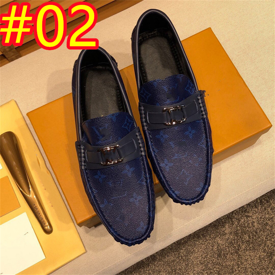 80odell designer loafers män handgjorda läderskor avslappnade körlägenheter slip-on skor moccasins båtskor svart/vit/blå plus storlek 38-46