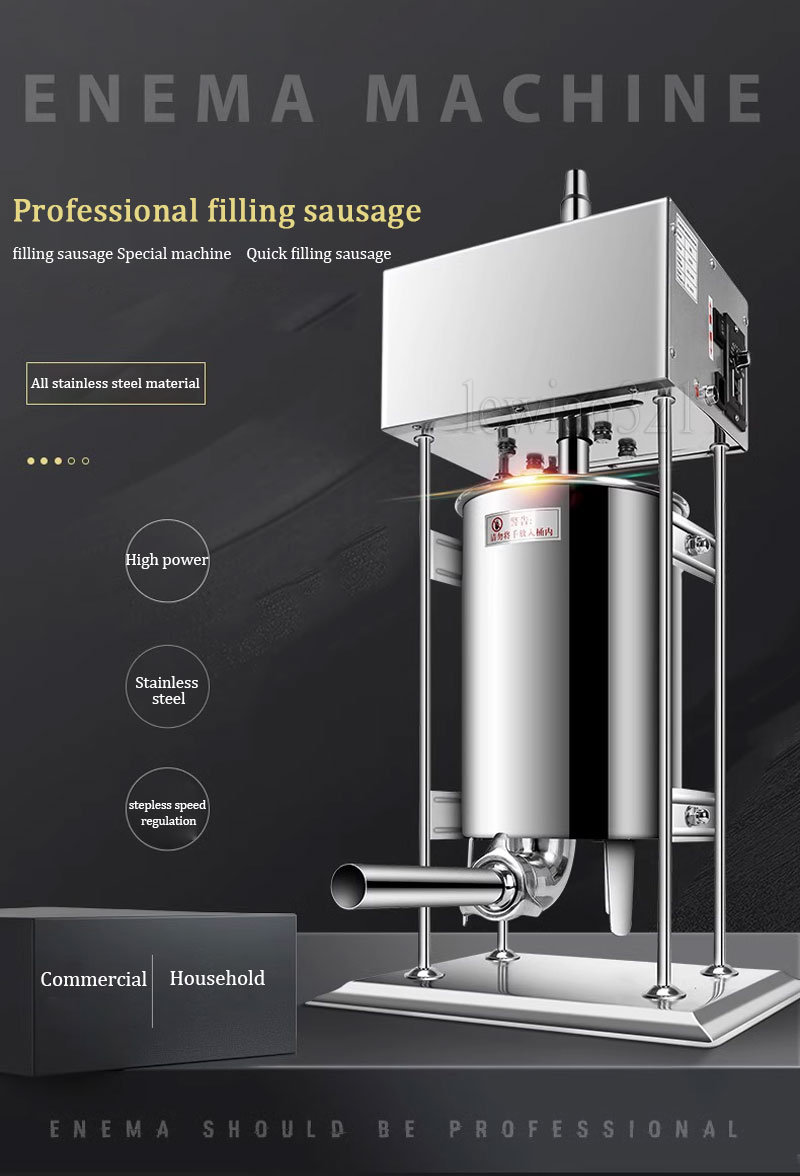 Commercial Use 110v 220v Electric Automatic Sausage Salami Maker Sausage Stuffer Machine