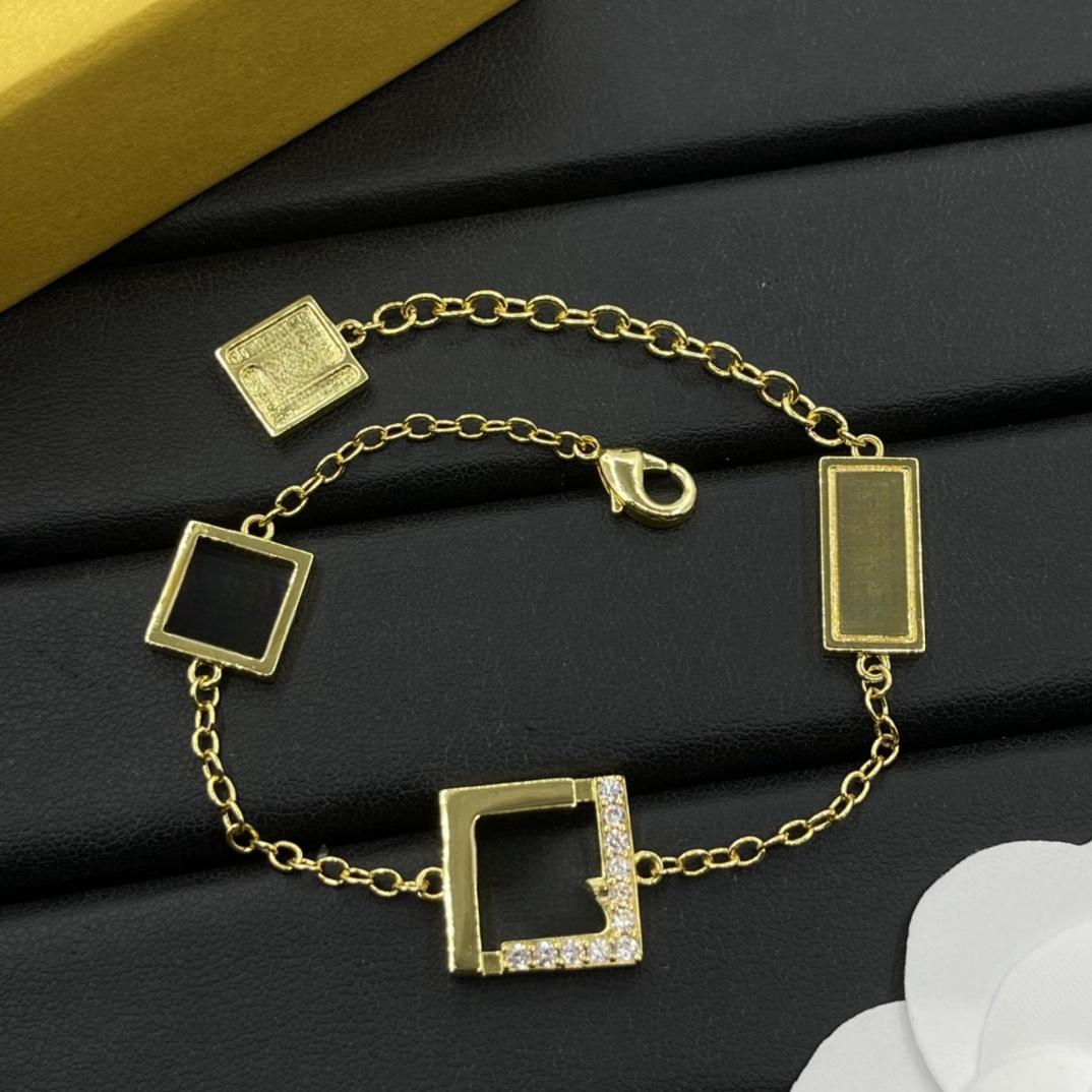 Дизайнерские женские браслеты-цепочки, роскошные модные звенья, классический золотой браслет, элегантные ювелирные изделия, подарок на годовщину вечеринки