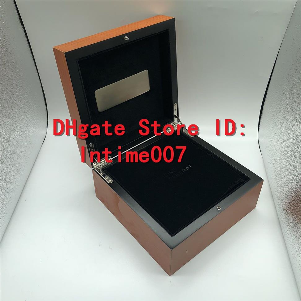 Factory Supplier Whole For Pam111 PAM719 Watch Box Original Wooden Inner Outer man's Watches Boxes Papers Wristwatch Good248K