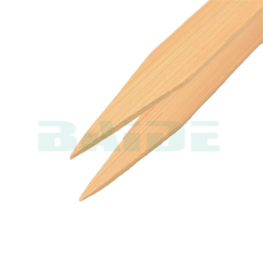 15cm Antistatic promotion Pointy Tip Bamboo Straight Tweezer Tea Tong Handy Tool2642