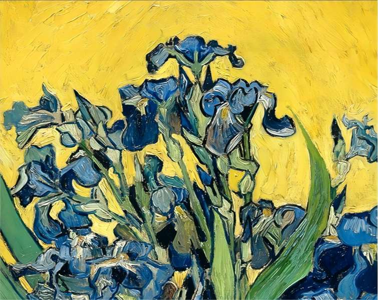 Impressions sur toile Giculaire pour décoration murale, Classic Van Gogh Peinture Reproduction Starry Night Canvas Art Picture Photo Prints for Wall Art Decoration