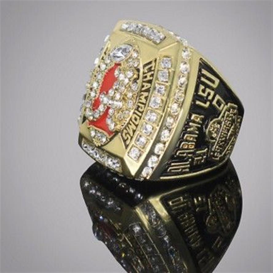 Collection vendant Alabama Championship Record Men's Ring Size 11 Year 20112542