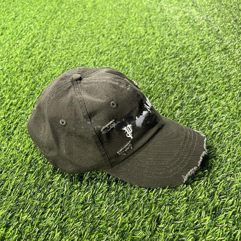 Unisex Designer Ball Caps PAng Soft Top Baseball Cap Geborduurd Logo Imitatie van Oud Effect Vizier voor mannen en vrouwen