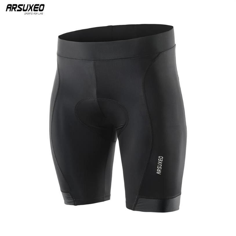 Arsuxeo 2020 shorts de ciclismo masculino 3d acolchoado à prova de choque collants mountain bike shorts bicicleta mtb estrada downhill bermuda 563300s