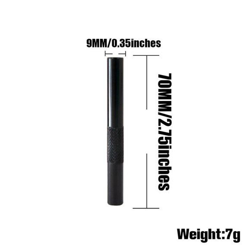 Özel 70mm Snuff Boru Metal Bir Hitter Yarasa Sigara Tutucu 2.75 inç alüminyum alaşım Sigara Sigara Totacco Borular Çok Amaçlı Aksesuarlar Yeni