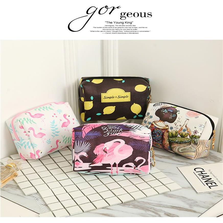 2018 Fashion High Quality Lady MakeUp Pouch Cosmetic Make Up Bag Men Clutch Hanging Toiletries Travel Kit Jewelry Organizer Casual174u