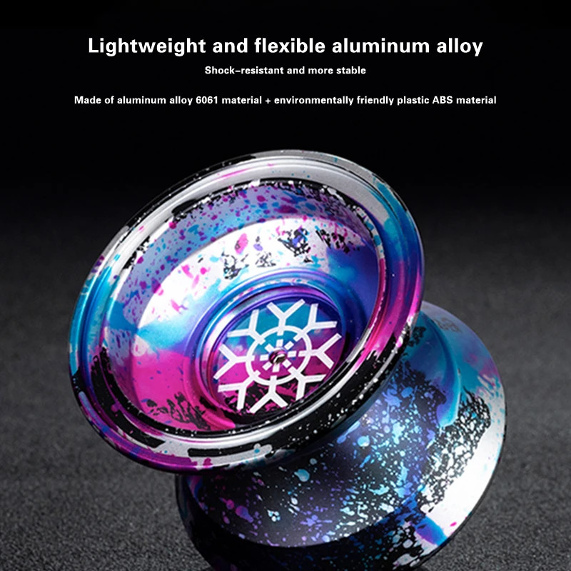 Yoyo Metal Edition Magic Yoyo 1A35A Aluminium Eloy Education Yoyo Game Responsive High-Speed ​​Yo-Yo CNC LATHE FÖR KIDS GIFT 231220