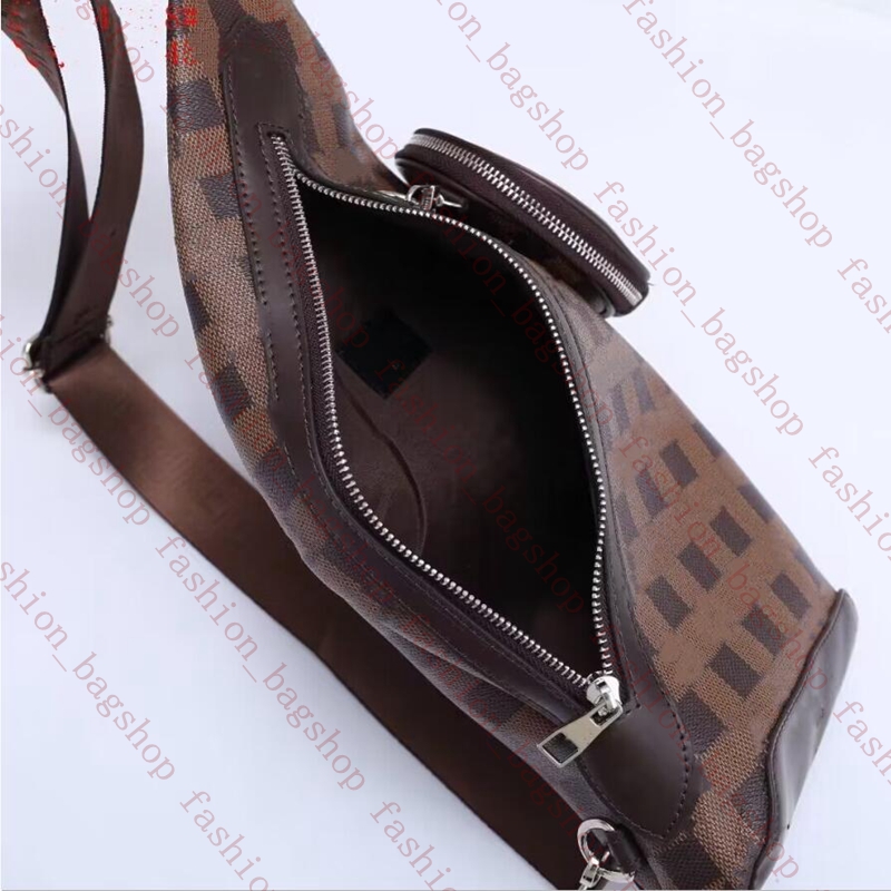 Avenue Sling Bag Mens Designer chest bag Leather Shoulder Bags Tote Handbag Adjustable strap Cross Body Purse Wallet Hobos Belt Bag Men Women Bumbag Chest pack