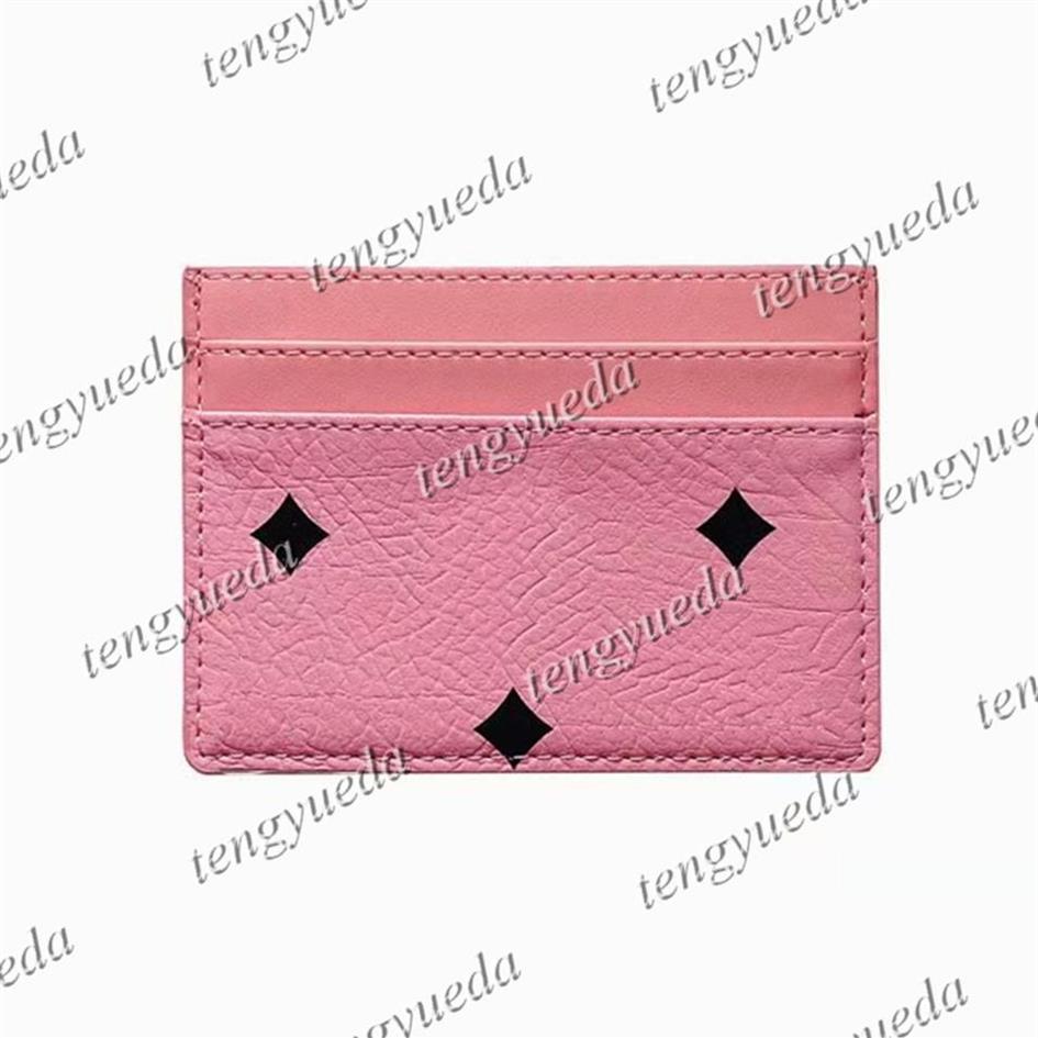 Fashion Designer -Kartenhalter Kredit Brieftasche Leder Pass ID Business Mini Taschenreise für Männer Geldbörse Koffer Drivin225t