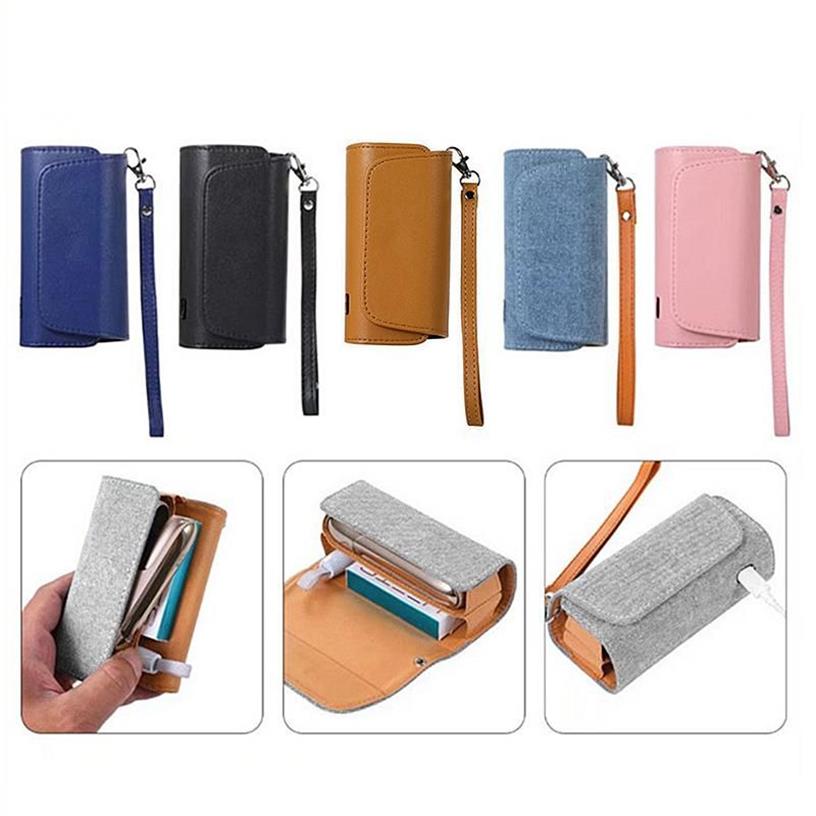 Case Voor IQOS 3 Duo Case Voor IQOS 3 0 Duo Sigaret Accessoires Beschermhoes Tas PU Lederen Gevallen Accessory248K