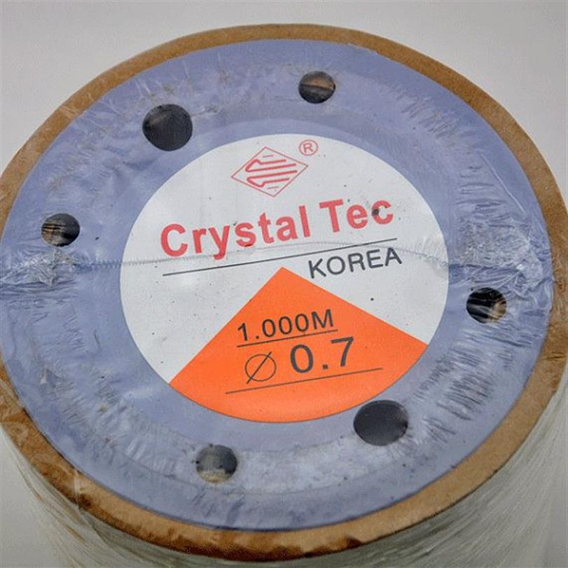 0 7 mm --3200 piedi1000 metri-cavo elastico in cristallo KOREA collanatura fai-da-te Collana elastica Filo Crystal Crystal Cord205N