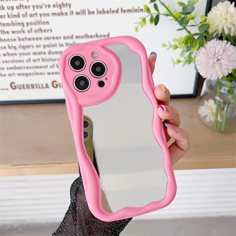 Candy Mirror Phone Case For iphone 15 pro max 14pro 13 12 11 XS max XR 7 8 plus Soft Silicone Jelly Cover for iphone 14promax 