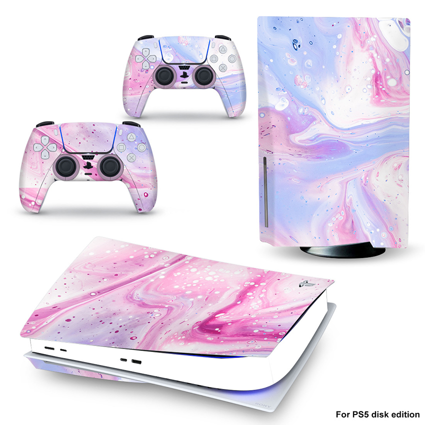 Dekoration Luxury Fashion PS5 Aufkleber Skin Skin Skin Video Game Switch Joystick Gamepad Console Console Aufkleber für PS5 Vinyl Skin