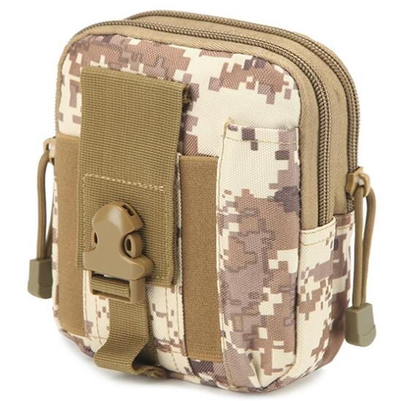 Portador de ferramentas poli multiuso EDC bolsa bolsa de camuflagem de nylon militar utilidade de nylon utilidade tática Campo de pacote de camping 288h