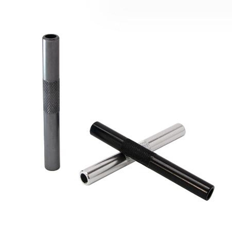 Pipe de talon de tabac de 70 mm en métal un porte-cigarette de chauve-souris 2,75 pouces en aluminium en aluminium tabagisme