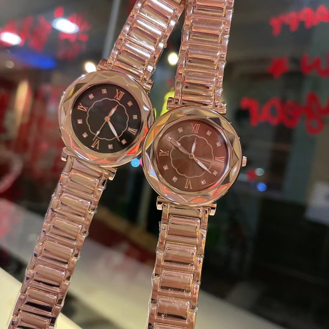 Fashion Full Brand Wrist Watches Women Girl Diamond Diam