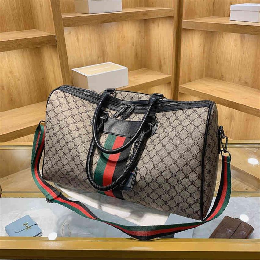 2022 Factory Whole handbag Fashion Tote Travel Men Women Leather Male Shoulder Bags Business Embossed Luggage266B