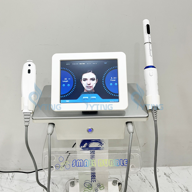 2 in 1 HIFU Face Lift Machine Wrinkle Removal High Intensity Focused Ultrasound Vaginal Tightening Ultrasonic Slimming Machine 5 or 7 Cartridges