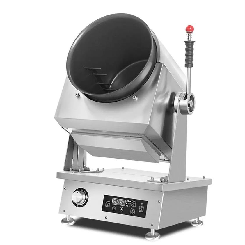 Hjälpsam restaurang Gas Cooking Machine Multi Functional Kitchen Robot Automatisk Drum Gas Wok Cooker Stove Kitchen Equipment272U
