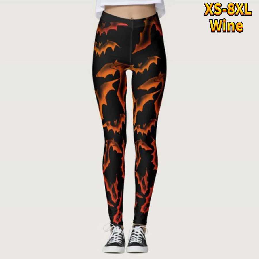 Roupa de ioga Bats básicos de morcegos femininos de ioga de ioga de ioga elástica Leggings Roupas de ginástica de ginástica Roupas de fitness calças secas rápidas xs-8xll231221