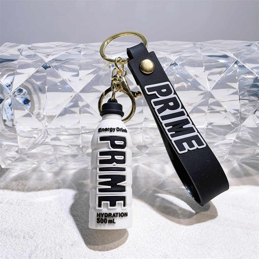 Dessin animé PVC Keychain Prime Bottle Keychain Key Chain Chain Car Sac Decoration Anneau Key Gift