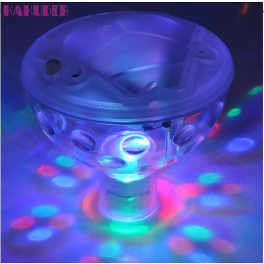 luce piscina galleggiante subacquea LED discoteca luce bagliore spettacolo piscina vasca spa lampada lumiere discoteca piscine228y