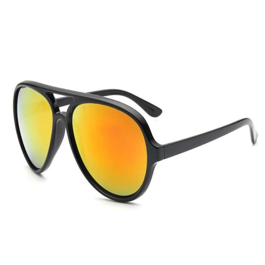 الموضة نساء كبيرة الحجم الشمسي مصمم نظارات شمسية كبيرة إطار المرآة UV400 عدسات القطط