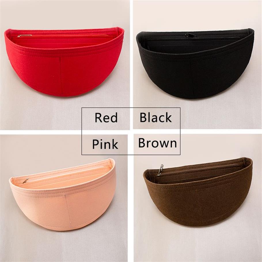 BAMADER Fits For BUMBAG Waist Bag Liner Thicken Felt Cloth Travel Insert Cosmetic Women Makeup Storage Organize s 2202282587