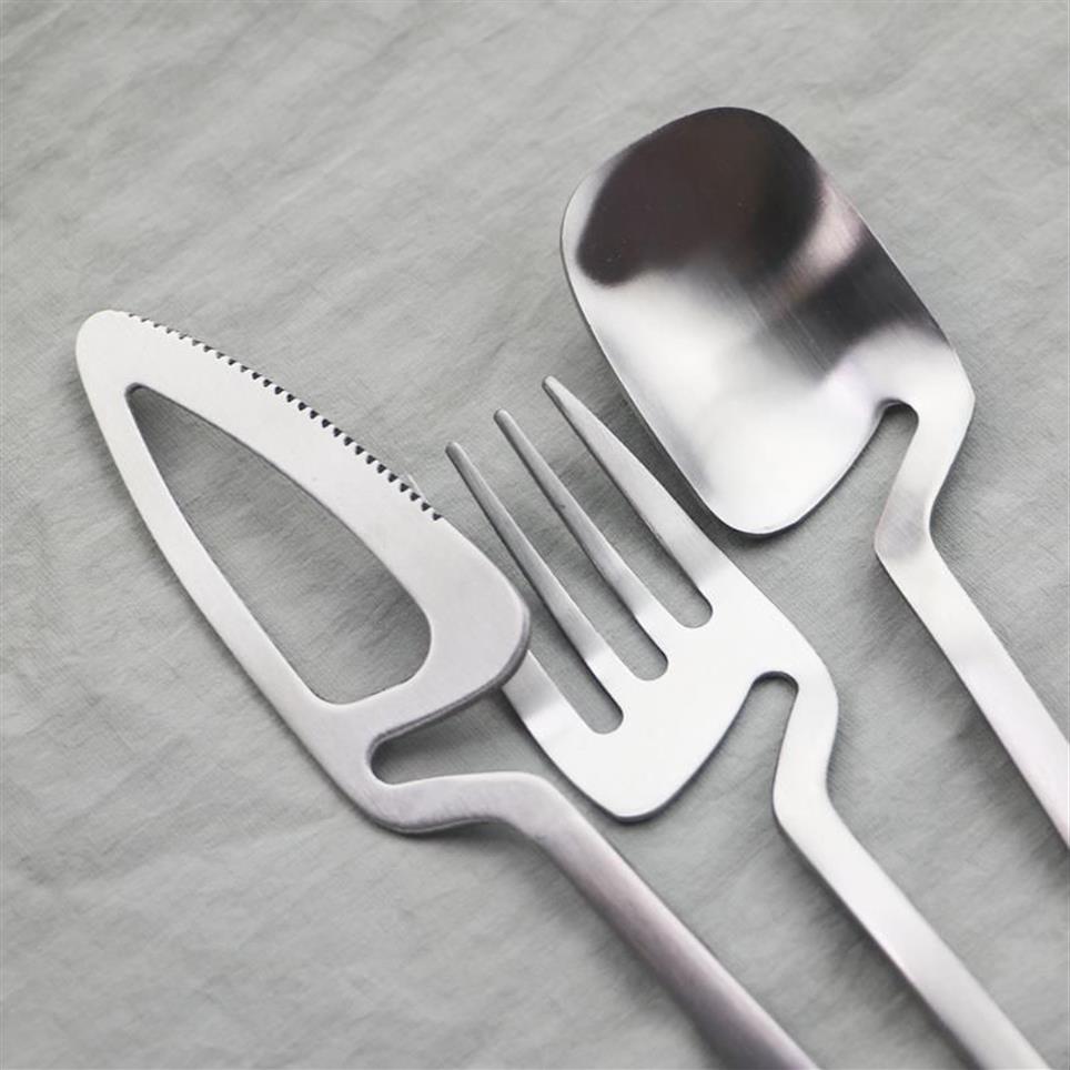 NYA 32 st flatvaror silvervaror set 18 10 rostfritt stål servis knivar gafflar sked middag bordsvaror bar party cutlery set233c