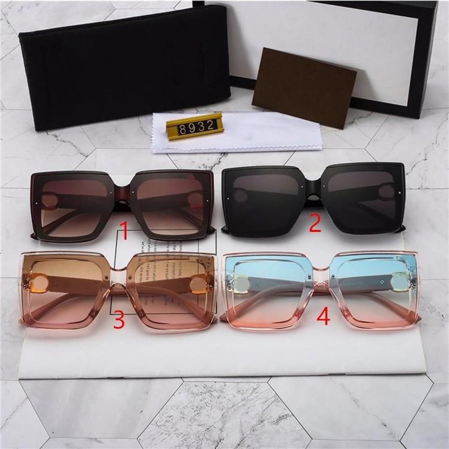 Fashion Classic Design Polarise Luxury Sunglasses for Men Women Women Pilot Sun Gernes UV400 Polaroid Metal Cadre Polaroid Lens 8932 WI214G
