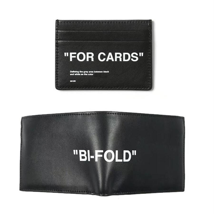 Rucksack 2022 Off Brand Hip Hop White Bag Klon Top -Quality Leder Brieftaschenkarte Geld Mode -Beutel2288