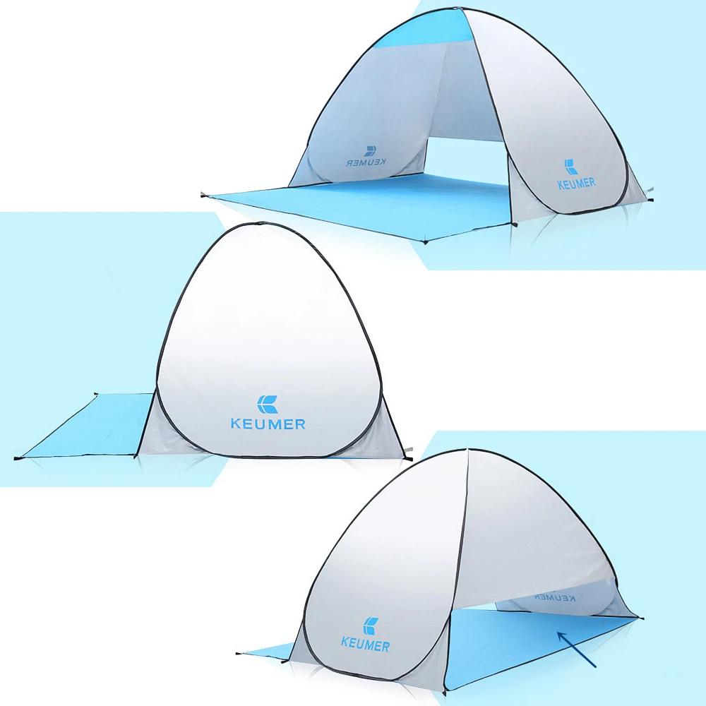 Abrités automatiques Instant Popup Beach tente de camping tente anti uv refuge soleil abri pour le camping pêcheur de randonnée pique-nique