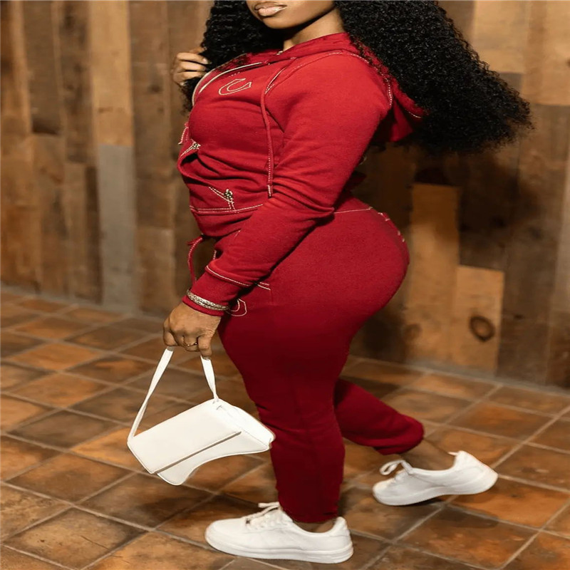 2024 Designer Survêtements Femmes XS Automne Hiver Sweatsuits Casual Impression Tenues À Manches Longues Veste À Capuche Pantalon Pantalon Deux Pièces Ensembles Vêtements En Gros 10467